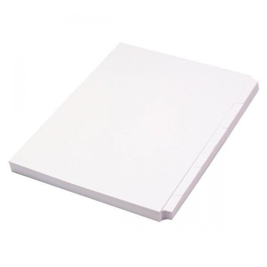 Concord A4 10 Part Unpunched Presentation Divider - White
