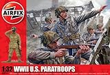Airfix A02711 1:32 Scale US Paratroopers Figures Classic Kit Series 2