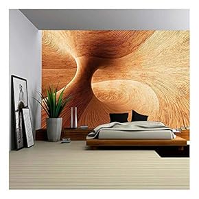 Wall26 - Abstract Wood Background Texture Design - Canvas Art Wall Decor-66"x96"