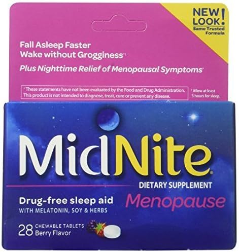 Midnight For Menapause Size 28ct Midnite For Menopause 28ct