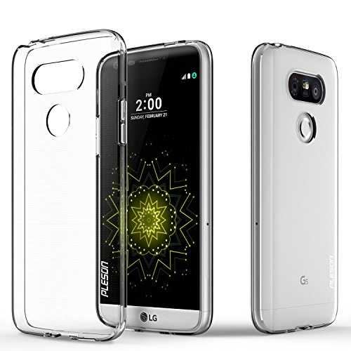 LG G5 Case, PLESON [Tou] LG G5 Case Cover, Super-Thin Premium Crystal Clear Case G5 Lightweight / NO Bulkiness / Shock Absorption / Scratch Resistant Soft TPU Protective bumper Case for LG G5 (2016)