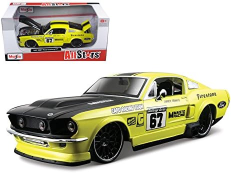Maisto 124 Scale As 1967 Ford Mustang Gt Diecast Vehicle