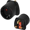 Brennenstuhl Travel Mains Plug EU to GB Earthed Adapter