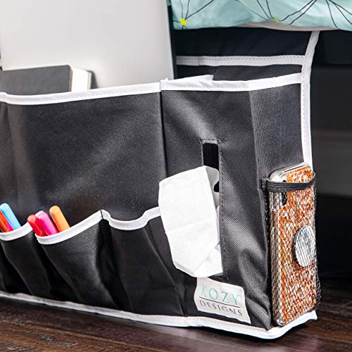 Kozy Designs Dorm Room Essentials Bedside Caddy Organizer with New