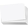 200 Pack White 300 GSM / 110 lb Thick Cardstock Paper - Blank Heavyweight Wedding Invitation Cards for Printing, Flashcards, Postcards - 4x6 inch