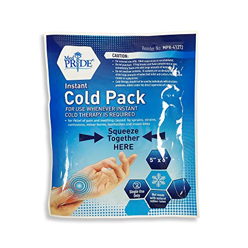 Medpride Instant Cold Pack (5”x 6”) Set of 6 Disposable Cold Therapy