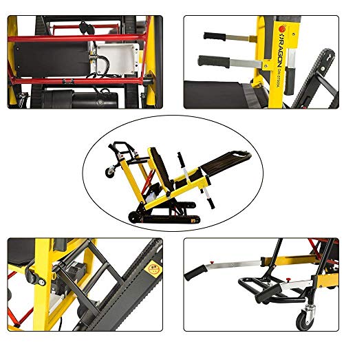 SED Lightweight Trolley Auxiliary Wheelchairs Self-Propelled Wheelchairs Folding Compact Electric Wheelchair Mobile Stair Climber Adjustable Walking Assist Utility Carts