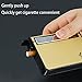 Cigarette Case Lighter, Multifunction Cigarette Box Holder USB Electric Rechargeable Cigar Lighter,Push Out Cigarette Holder with Electric Torch (Gold-Black)