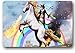 NINNAYUAN Personalized Fun_ Unicorn and cat Indoor/Outdoor/Bathroom doormats