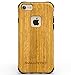 iPhone 7 Case, Ballistic [Urbanite Select] Honey Wood on Back Panel with Black Trim Bumper * Six-sided - 6ft Drop Test Certified Case Protection * Honey Wood with Black Trim Phone Case for iPhone 7