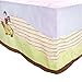 Lambs & Ivy Woodland Tales 4-Piece Crib Bedding Set - Brown, White, Green