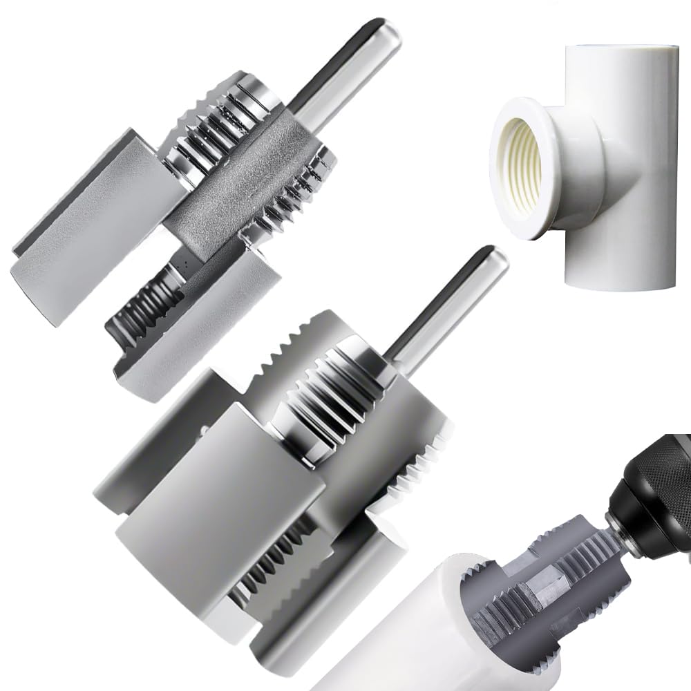 2 PCS Pipe Thread Cutting Tool,Integrated Internal