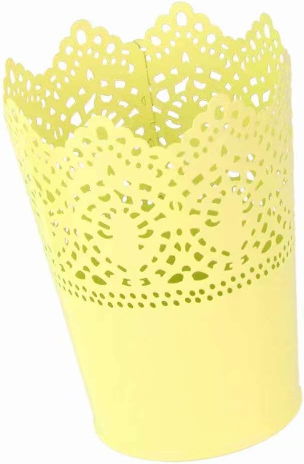 Plant Vase, Befaith Cut Out Plant Vase Pot Pen Makeup Brush Holder Desk Tidy Organiser