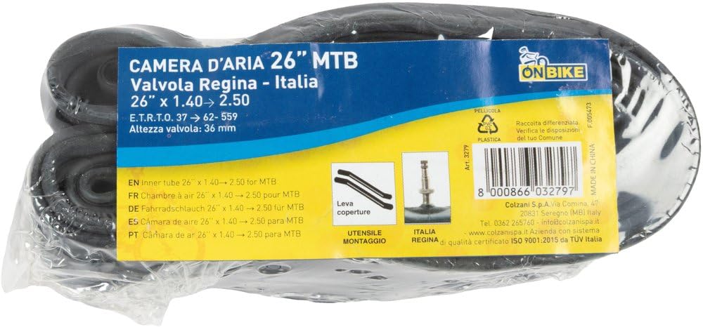 On Bike Single Inner Tube Bike 26" x 1.40-2.00 E.T.R.T.O. 47-559
