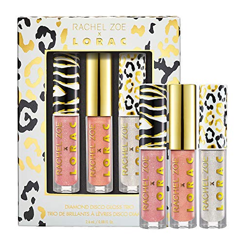 LORAC RACHEL ZOE X LORAC Diamond Disco Gloss Trio: Moonlight Kiss, Multi/Kit, 0.08 fl. oz.
