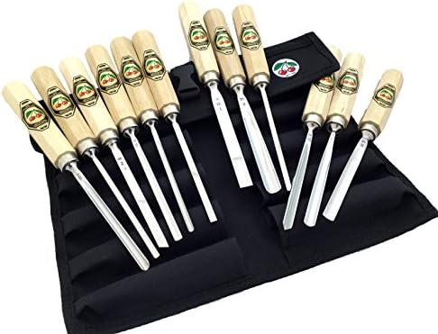 Two Cherries Carving tools Gouges, 12 Pieces Profesional set 3160000