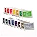 DECORA Stamp Ink Pads Water-Soluble for Kids DIY Scrapbooking, Finger Printing and Card Making 15 Colors