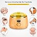 Wax Warmer Hair Removal Waxing Kit with Digital LCD Display and Temperature Control Painless Self Home Waxing for Women Men, Body,Armpit,Bikini,Eyebrow,Face