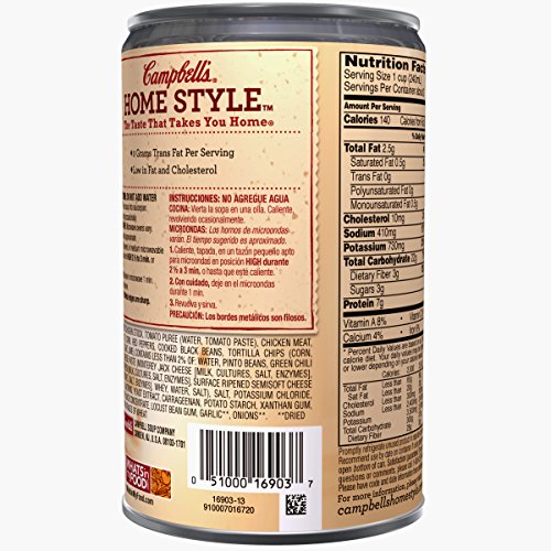 Campbell's Homestyle Healthy Request Mexican-Style Chicken Tortilla