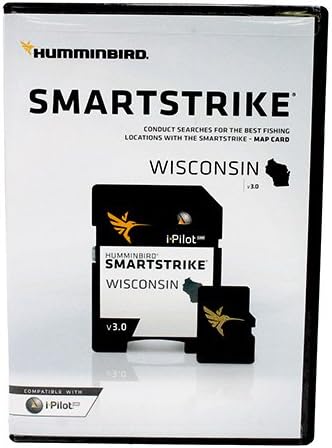 Humminbird LakeMaster Plus Wisconsin Edition Digital GPS Lake and Aerial Maps, Micro SD Card, Version 2