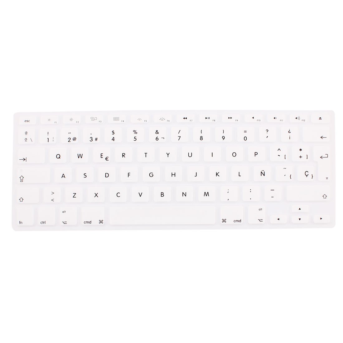 Buy Generic Spanish Keyboard Skin Cover Eu White For Macbook Air 13 15 17inch Online At Low Prices In India Amazon In
