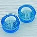 Glow in The Dark White Jellyfish Glass Plugs Ear Gauges