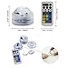 LUXJET Waterproof Submersible LED Lights Wedding Tea Light Remote Controlled, RGB Color Changing for Party Glass Vase Decor Halloween Christmas Home Decoration Accent Lighting, Set of 10 (10Deng)
