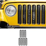 JeCar Honeycomb Grille Inserts For 2014-2016 Jeep Grand Cherokee - ABS Plastic Front Grille