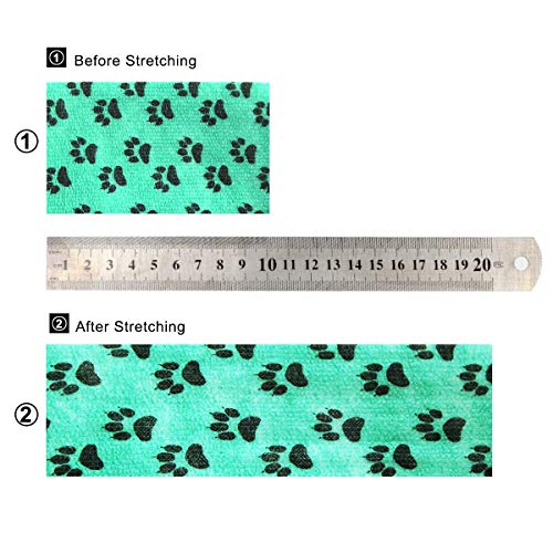 AUPCON Self Adhesive Bandage Vet Tape Cohesive Bandages Bulk Self Adherent Wrap Non-Woven for Pets Animals & Ankle Sprains & Swelling Supply, FDA Approved 4 Inches x 5 Yards - Thumbnail 3