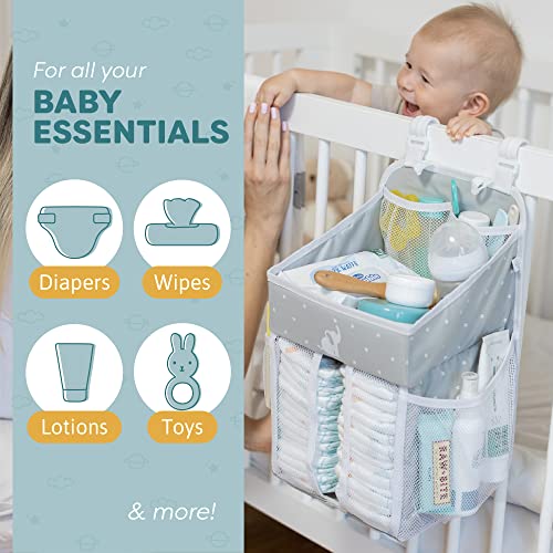 CRADLE STAR Hanging Diaper Caddy Baby Shower Gifts Diaper Organizer