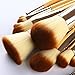 Party Queen Bamboo Makeup Brushes Set 11 Pieces Professional Kabuki Foundation Blending Blush Concealer Eye Face Powder Cosmetics Brush Kit With Box