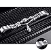 bayite Pearl Bands Compatible with Fitbit Alta and Alta HR, Natural Stone Bead Replacement Bracelet Elastic Stretch Strap Women Small White with Little Teal