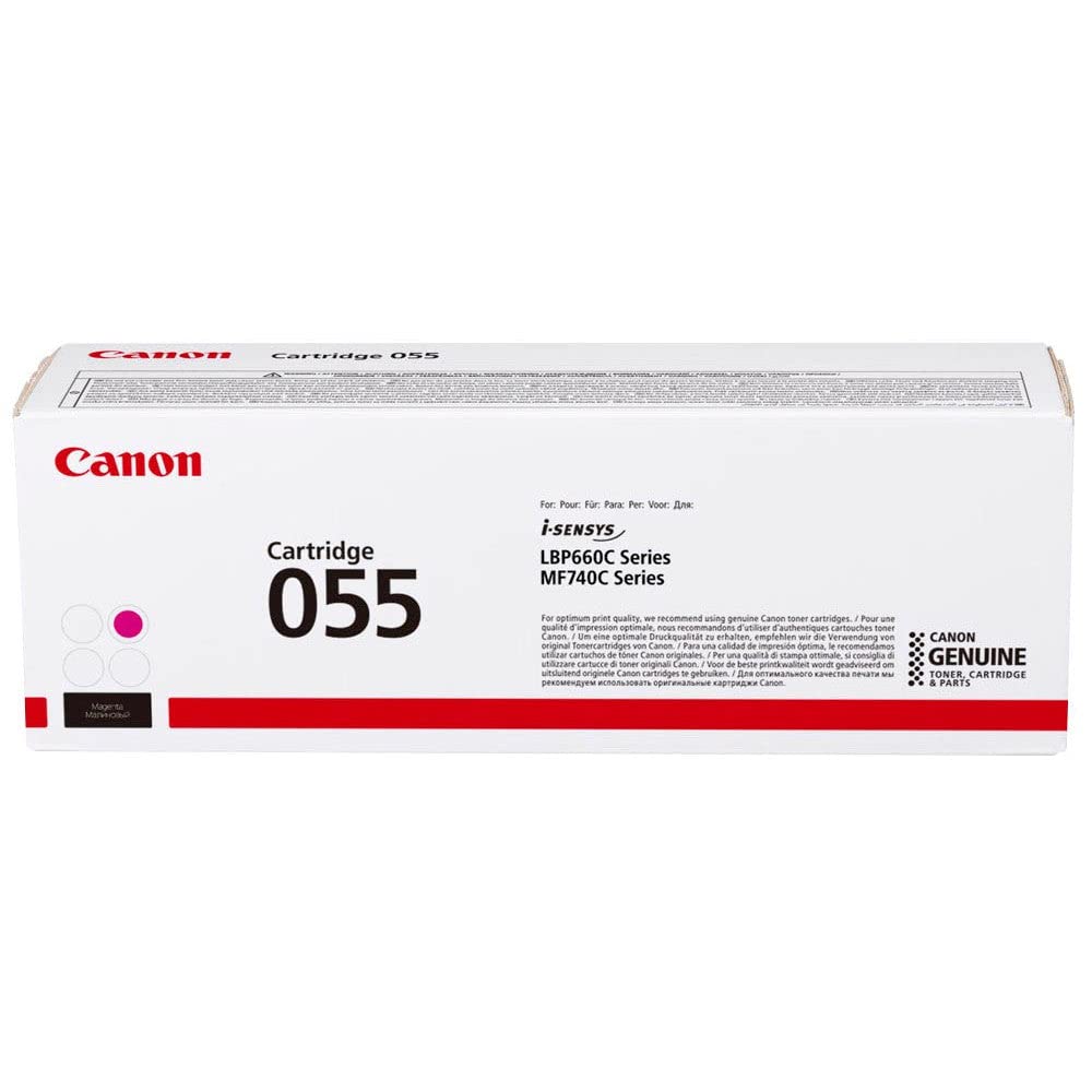 Canon 055 - Magenta - original - toner cartridge - for Color imageCLASS MF743, imageCLASS LBP664, MF745, i-SENSYS MF742, MF744, Satera LBP662