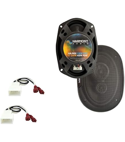 thumbnail image 2 of Split Speaker Harmony Audio HA-R69 Car Stereo Rhythm Series 6x9\" Replacement 450W Speakers 6x8 Component Speakers 2 of 14