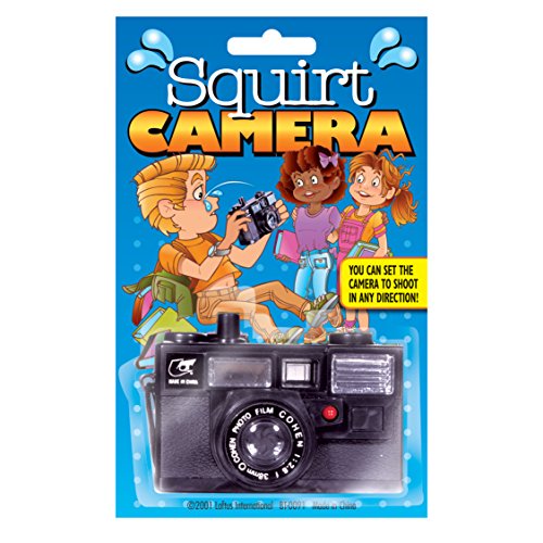 Joker Squirt Camera 360 Degree Water Prank 3"x2" Squirting Joke, Black