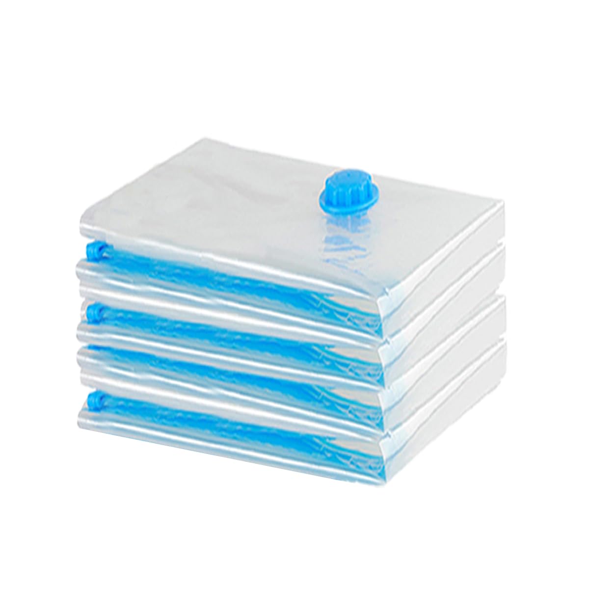 GQC Vacuum storage bags,4 pack Vacuum bags clothes [Works With Vacuum Cleaner ],to store clothes and beddings,could save your space,dust-free,keep away from moisture (80 * 60 CM)
