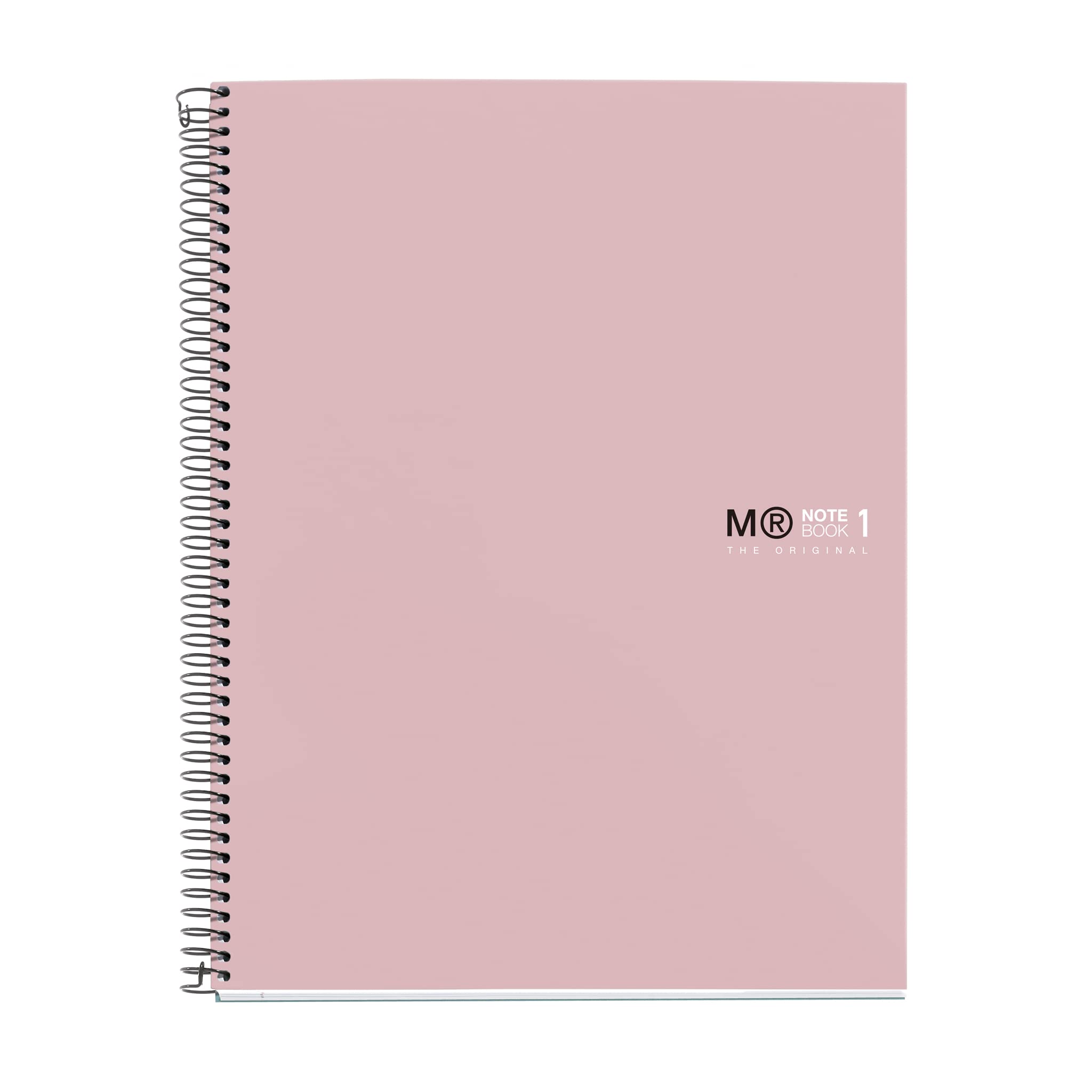 Miquelrius A5 Notebook The Original Colours Notebook 80 Sheets 90 g/m² 1 Stripe Squared 5 mm 2 Holes Hardcover Laminated Cardboard Sand