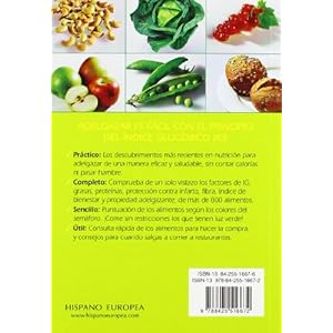 Tabla del indice glucemico de los alimentos (Spanish Edition)