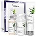 Youth Restoring Night Bundle - Glycolic Cleanser, Retinol Serum, Collagen Night Cream - Anti Aging Skin Care Kit Reduce Wrinkles, Fine Lines, Dark Spots & Hyperpigmentation - InstaNatural