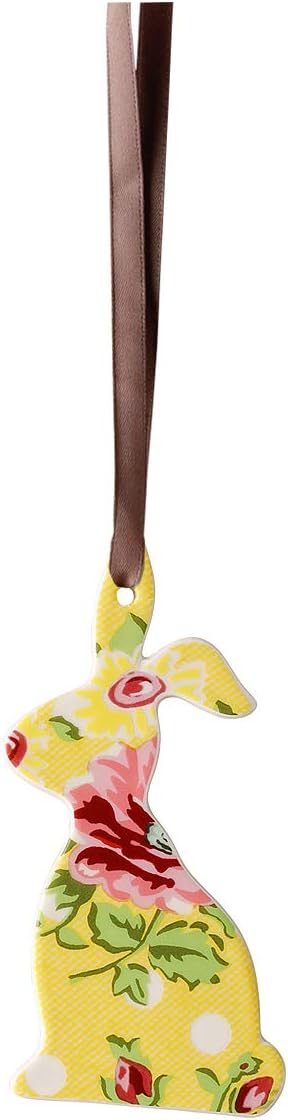 Hutschenreuther Springtime Flower Sun Rabbit Pendant 10.5 x 5 cm