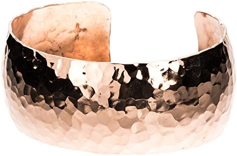 TSKIES Handmade Native American Copper Bracelet Hammered Design 6.5" Wrist