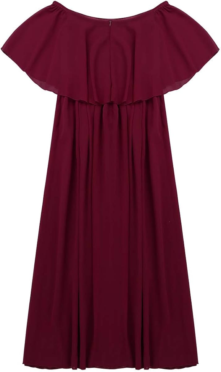 maroon long dress for wedding