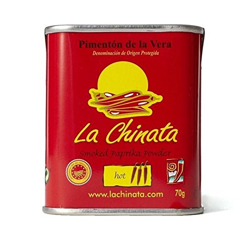 Brindisa La Chinata Hot Smoked Paprika D.O.P 70g - Pack of 2