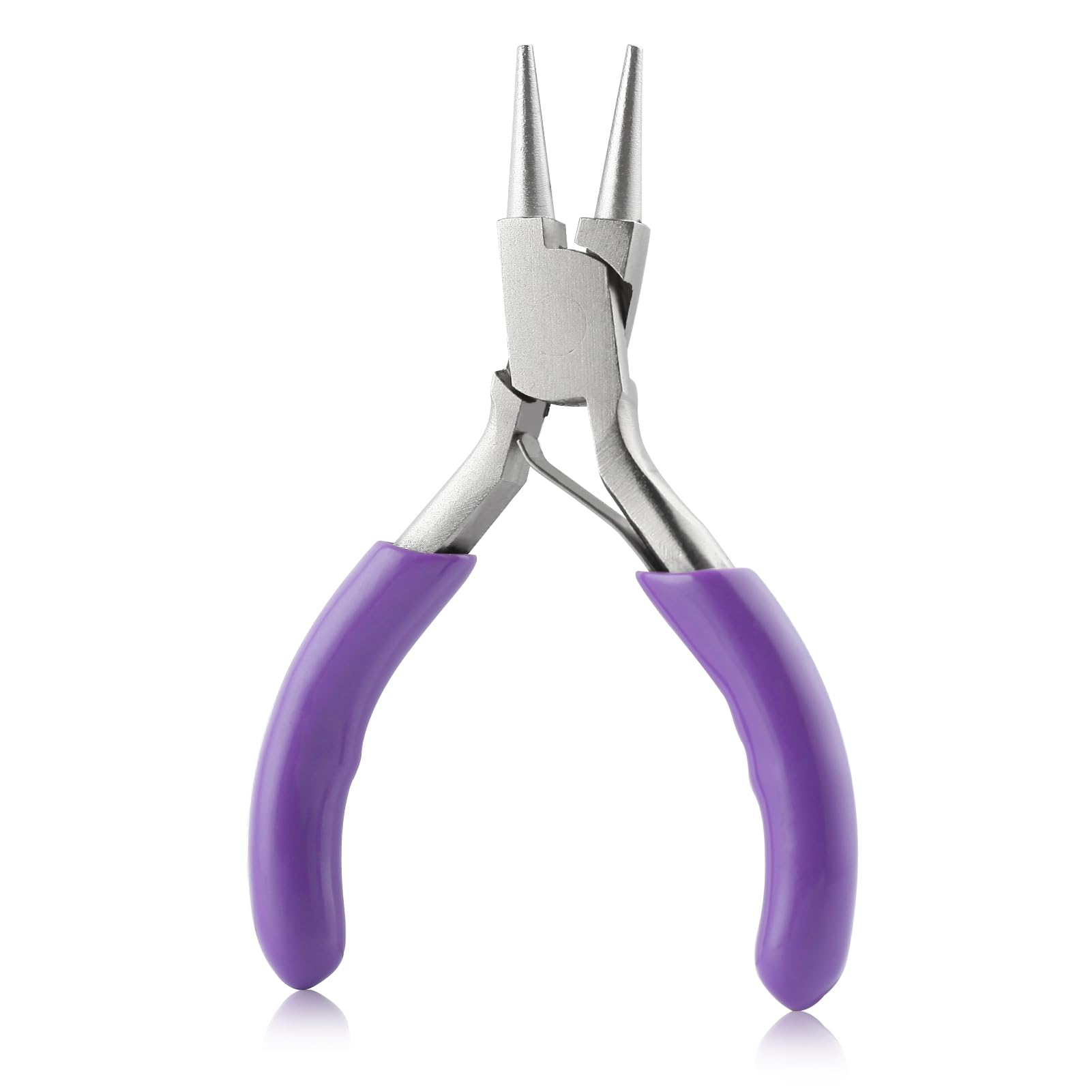 GOLD DEER Mini Round Nose Pliers 3 Inches Wire Micro Round Pliers Looping Pliers with Spring Mini Jewelry Pliers Jewelry Making Tools Mini Pliers for Jewelry Repair Wire Wrapping Beading Wire Cutting