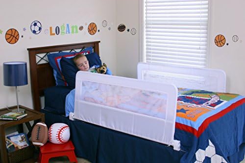 Regalo Swing Down Double Sided Bed Rail Guard With Reinforced Anchor Safety System