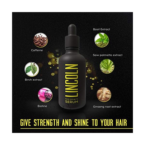 LINCOLN-Biotin-Hair-Growth-Serum-For-Men-Biotin-Hair-Serum-For-Hair-Loss-Thin-Hair-Treatment-Enriched-With-Hair-Vitamins-for-Growth-and-Hair-Loss-Natural-Hair-Loss-Treatment-For-Men-50-ml LINCOLN Biotin Hair Growth Serum - Hair Oil & Hair Serum, Providing Optimum Hair Care & Hair Growth Vitamins - Hair…