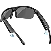 LVTEL Smart Glasses, Polarized Bluetooth Sunglasses, Built-in Mic & Speakers, Voice Assistant, UV Protection Audio Sun Glass