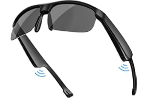 LVTEL Smart Glasses, Polarized Bluetooth Sunglasses, Built-in Mic & Speakers, Voice Assistant, UV Protection Audio Sun Glass