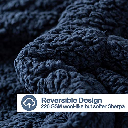 Uttermara Sherpa Fleece Weighted Blanket 15 lbs for Adult, Unicolor
