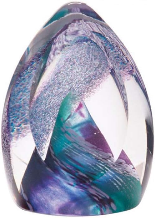 Caithness Glass Crystal Welcome Home Scottish Paperweight, Multi-Coloured